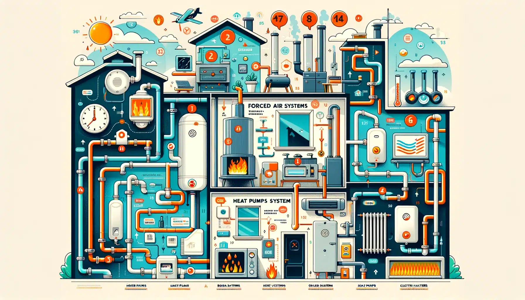 How a Home Heating System Operates