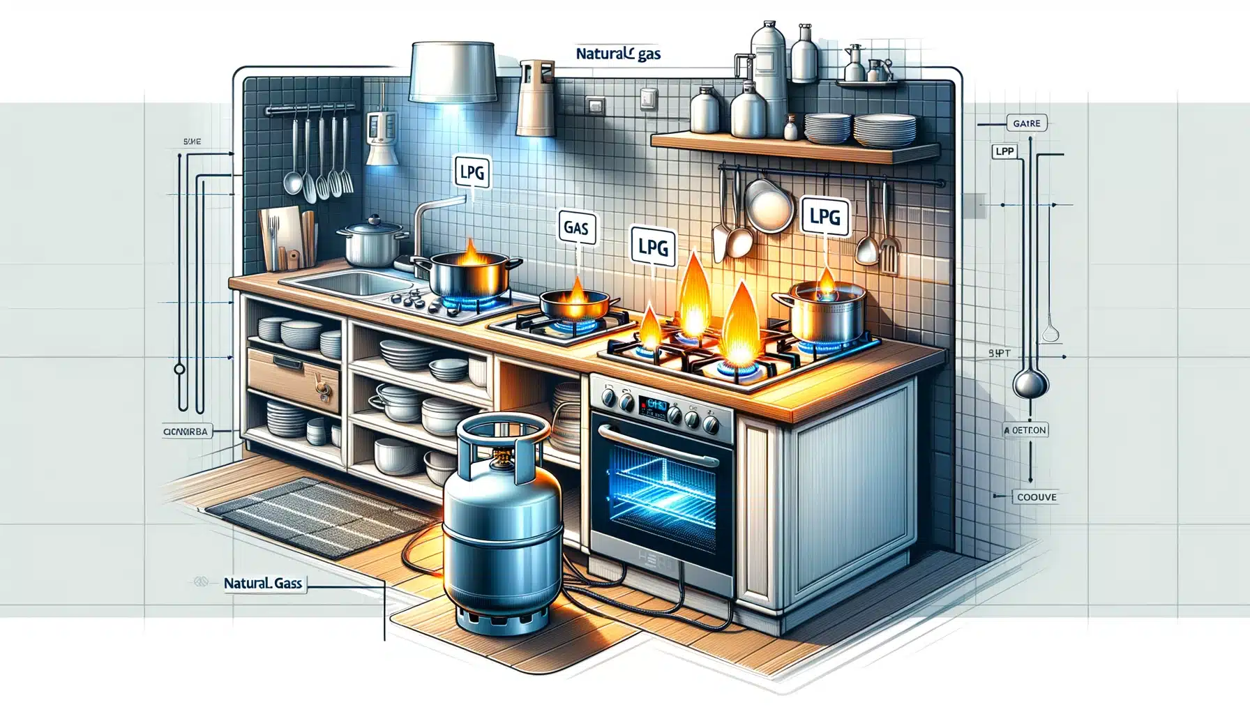 Common Gases Used for Cooking